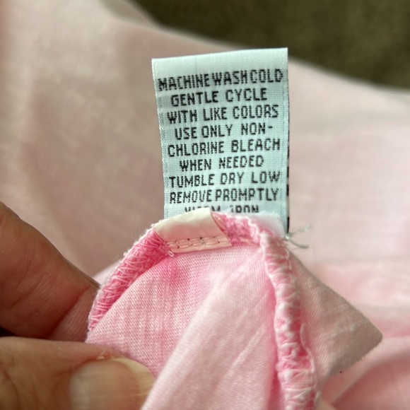 Vanilla Star Pink Long Sleeve Twisted Front Tee Shirt - Picture 7 of 8